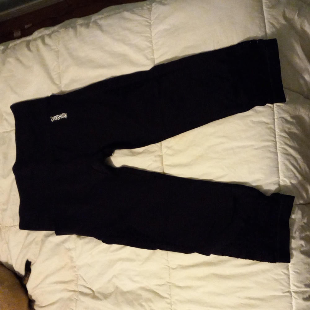 Gymshark black seamless leggings m